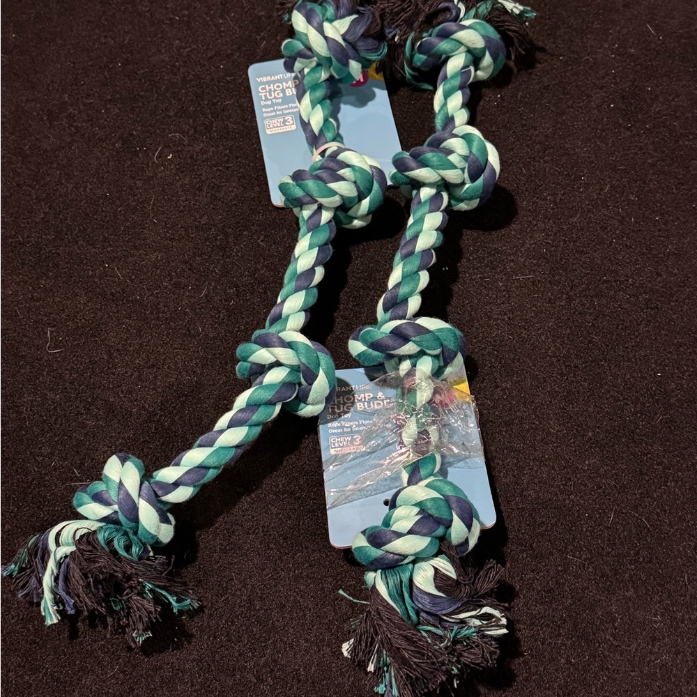 Vibrant Blue and Teal Tug Buddy